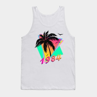 1984 Tropical Sunset Tank Top